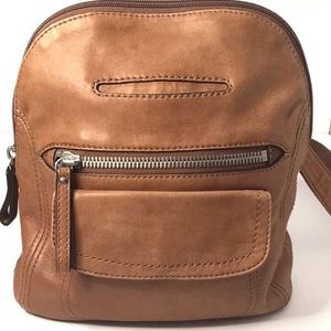 Fossil Long Live Vintage Leather Backpack purse